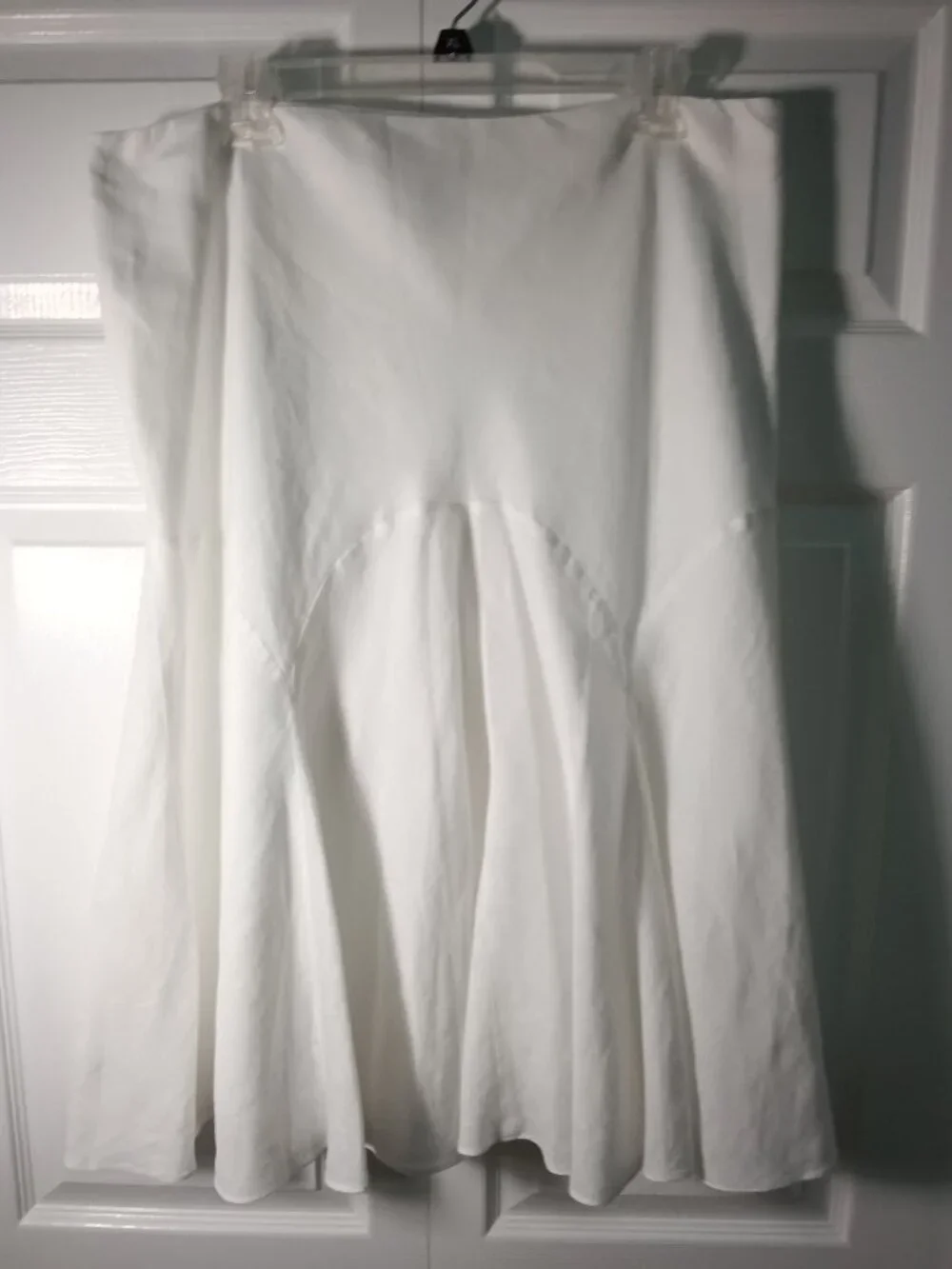 NWT Lauren Ralph Lauren Linen Godet Fit & Flare Skirt MSRP $139